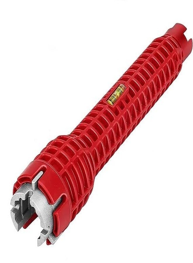 Swabs Water Pipe Socket Wrench Spanner,Faucet And Sink Installer Tool,Multifunction Plumbing Installer For Toilet Bowl Sink Bathroom Kitchen And More. (Pack Of 1) - Hex - Image 1